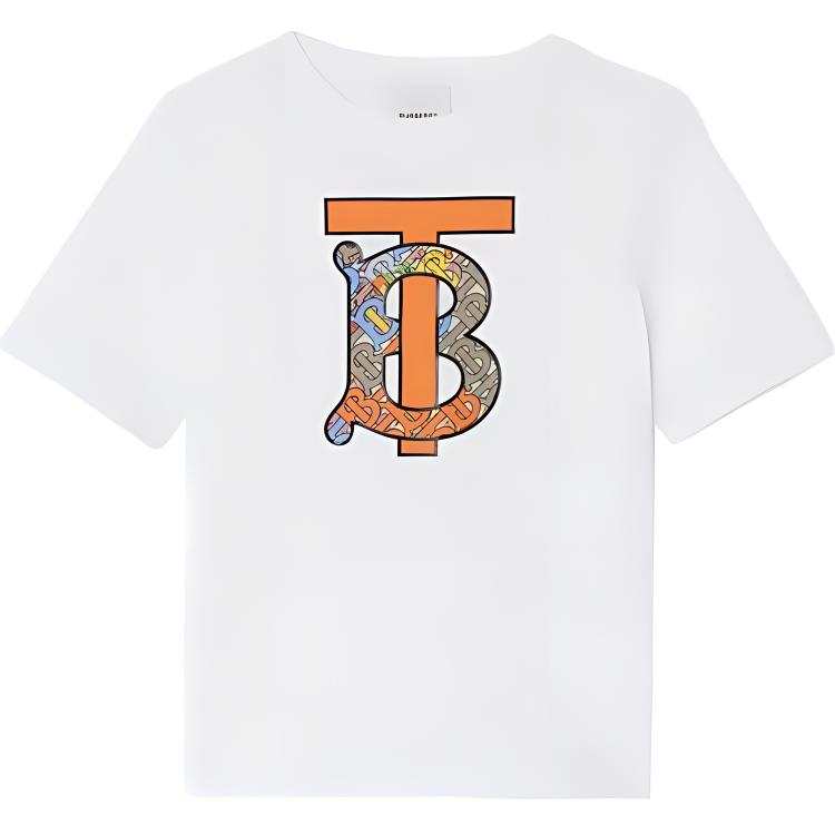 Burberry T Shirt FW22 White Kids'