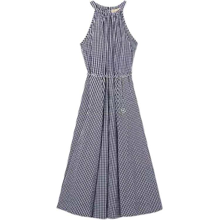 MICHAEL KORS SS24 Sleeveless Dress Women's Navy Blue