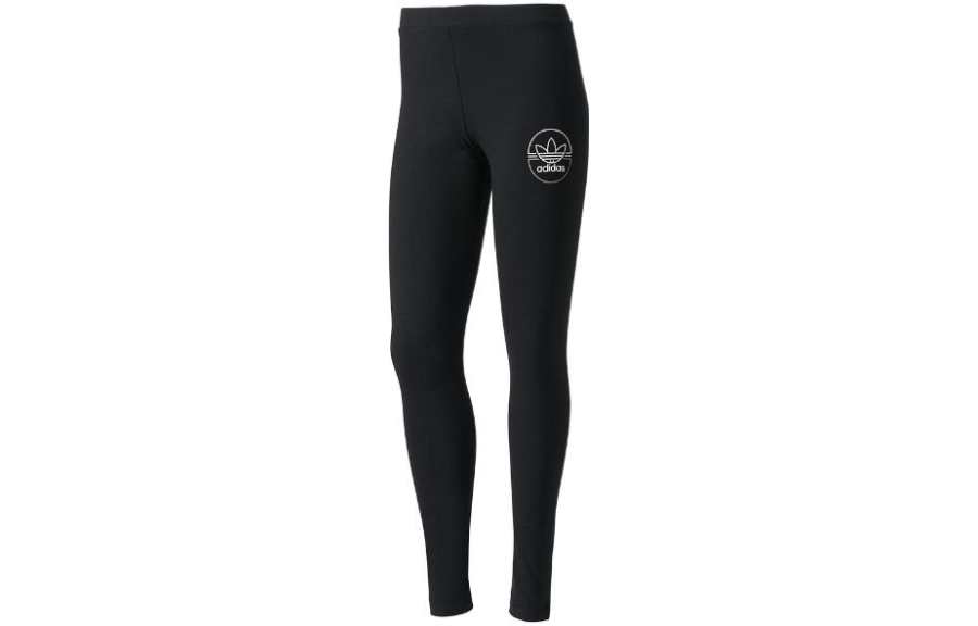 Adidas Originals Hot Girl Collection Sports Pants Women's Black Moderate