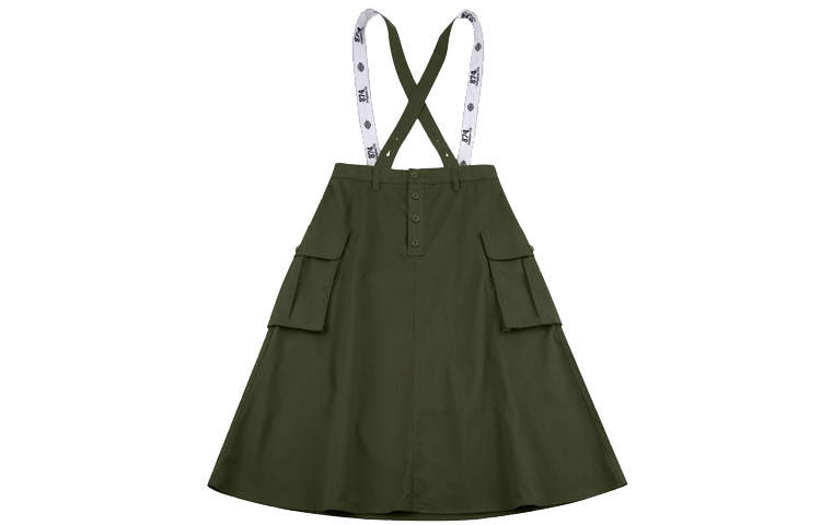 Dickies Casual Long Skirt Women's Army Green
