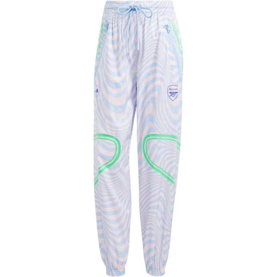 Adidas Adidas X Stella McCartney Arsenal Sports Pants Women's Glossy Finish Blue Moderate