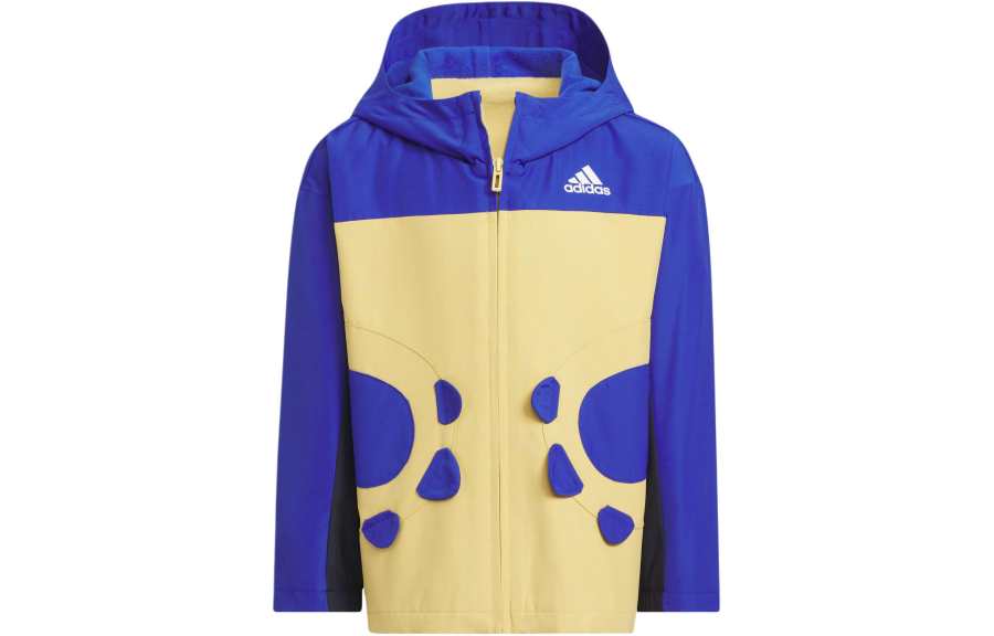 Adidas Adidas Jackets & Coats SPORTSWEAR URBAN JACKET Semi Neon Blue/White Kids'