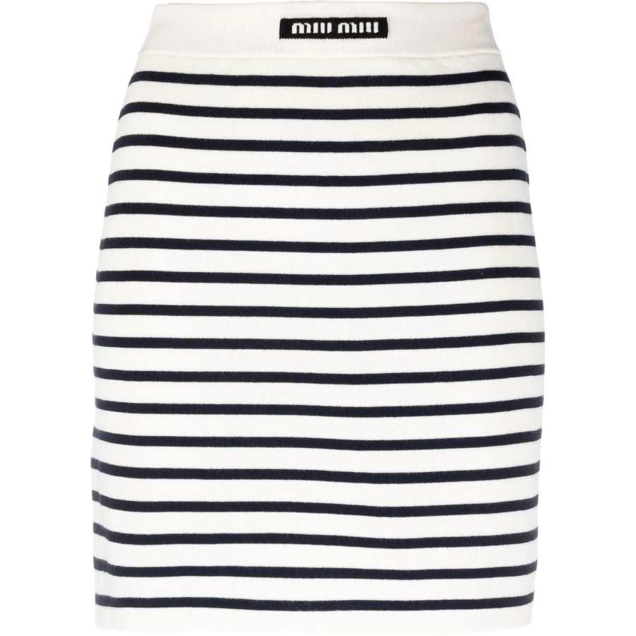 MIU MIU SS23 Casual Short Skirts Women's White