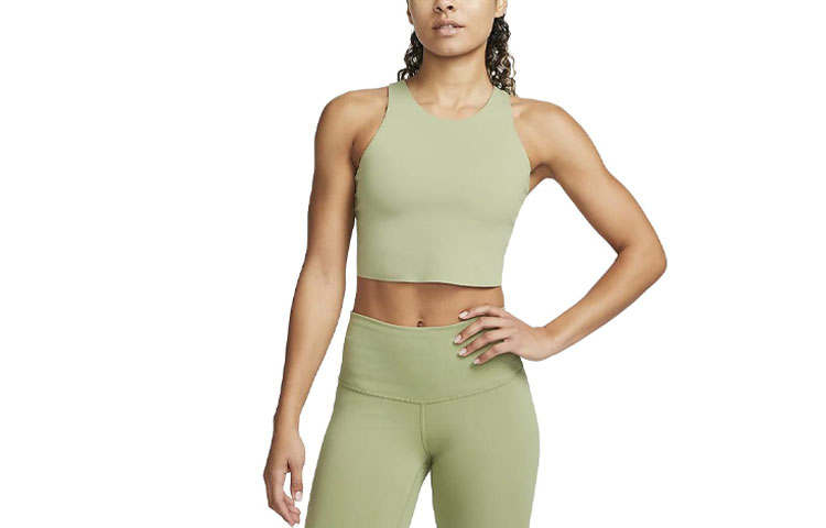Nike Nike Sleeveless Sports Shirts Women's Oil Green Other