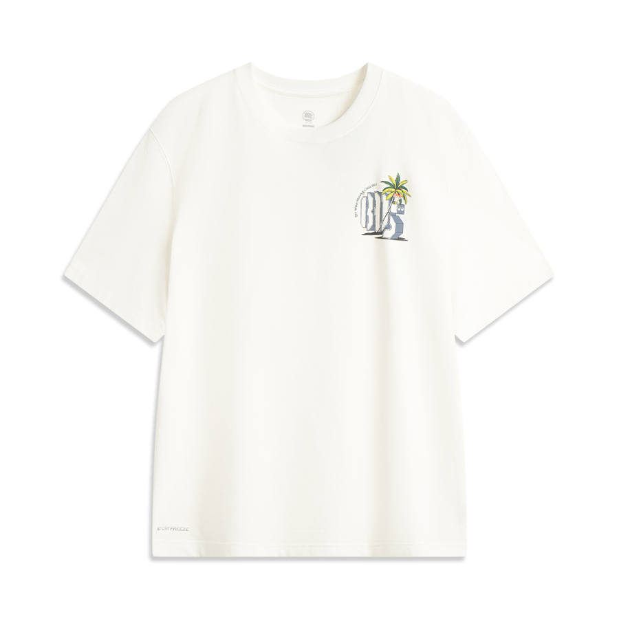 Li-Ning Li Ning Basketball Collection T Shirt Men's Ivory