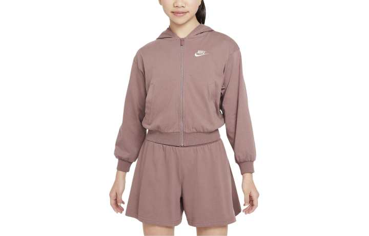 Nike Nike Kids' Apparel Full Zip Hoodie Jackets & Coats Kids' Pink
