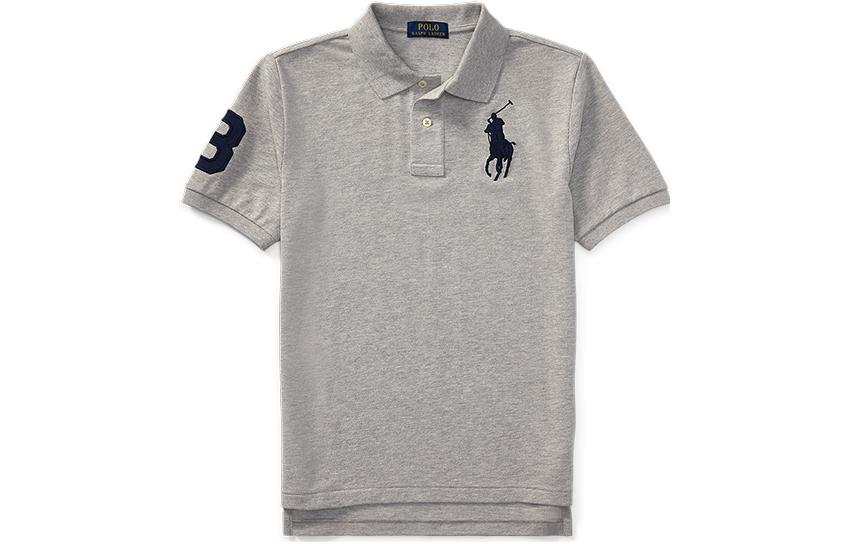 Polo Ralph Lauren Big Pony Polo Shirt Standard Andor Heather Gray Teenagers