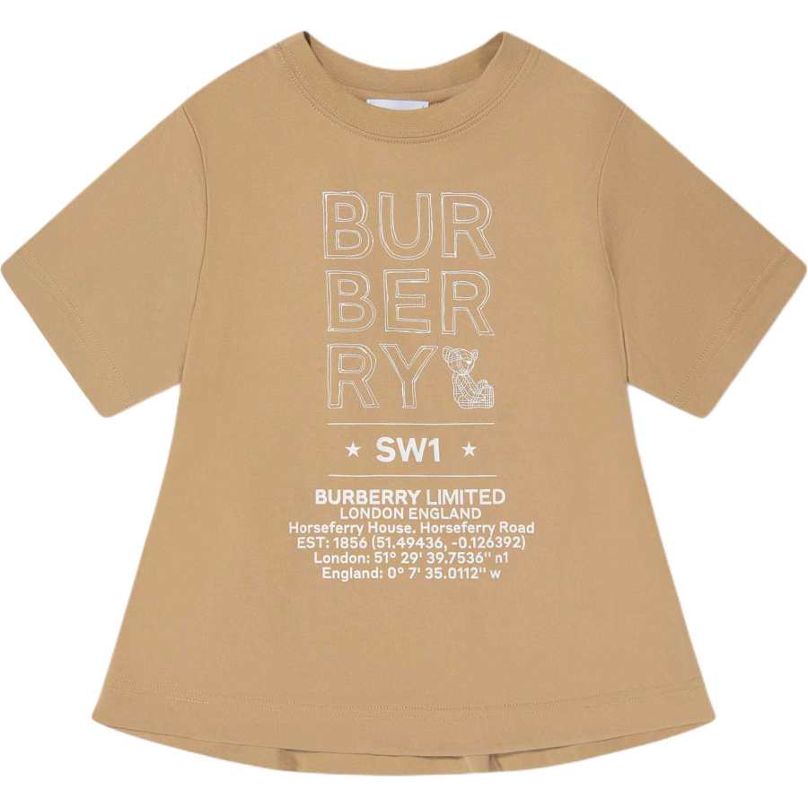 Burberry T Shirt SS22 Khaki Kids'