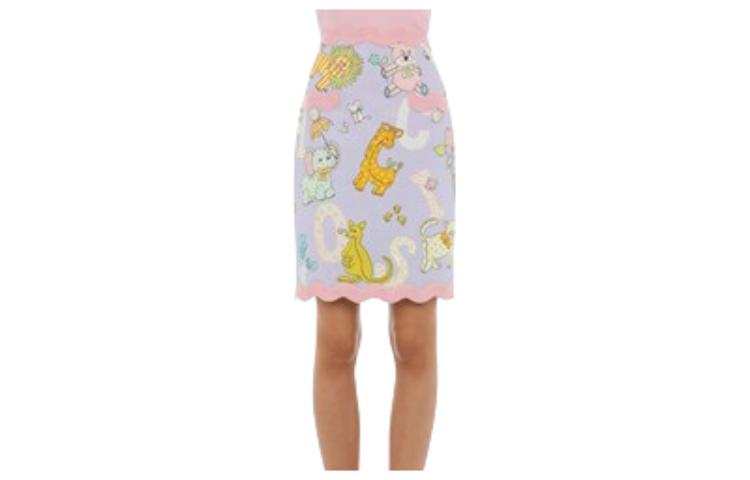 MOSCHINO Casual Short Skirts Women's Purple
