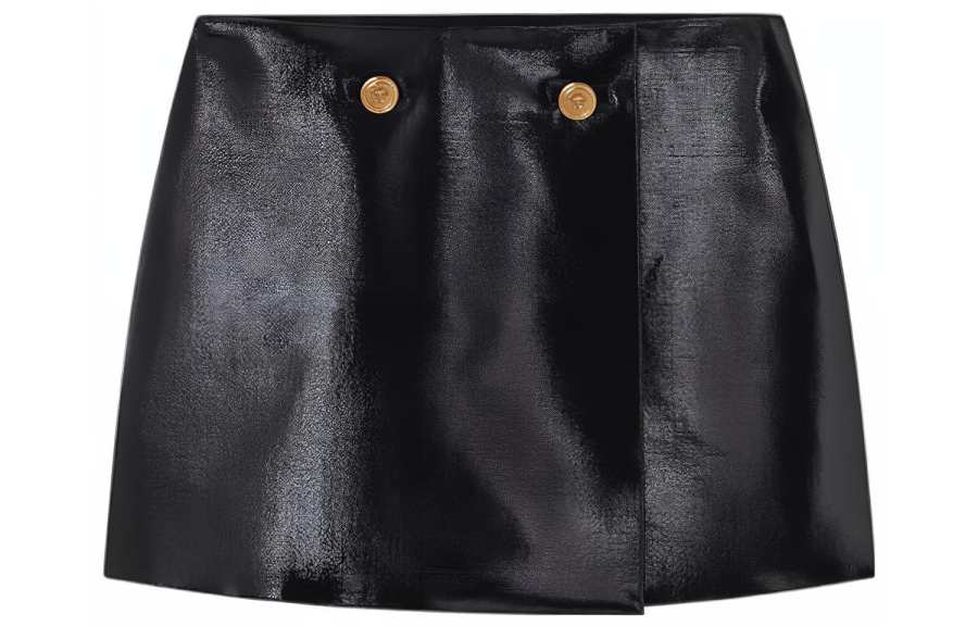 VERSACE FW22 Short Skirt Women's Black