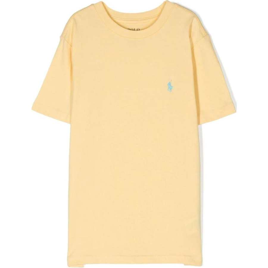 Polo Ralph Lauren T Shirt SS23 Yellow Kids'