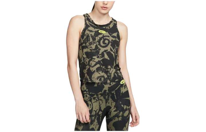 Nike Nike Dri Fit One Luxe Icon Clash Sport Vests Women's Dark Green