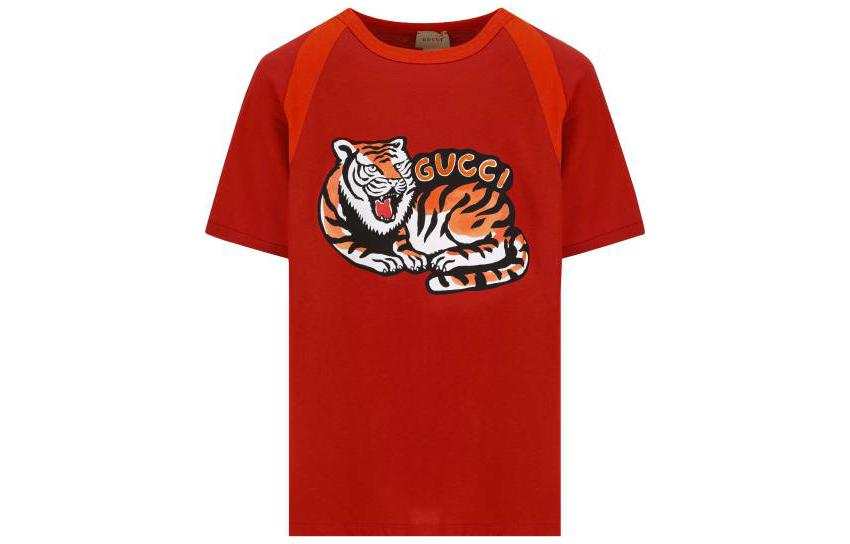 GUCCI Kids T Shirts Crew Neck Moderate