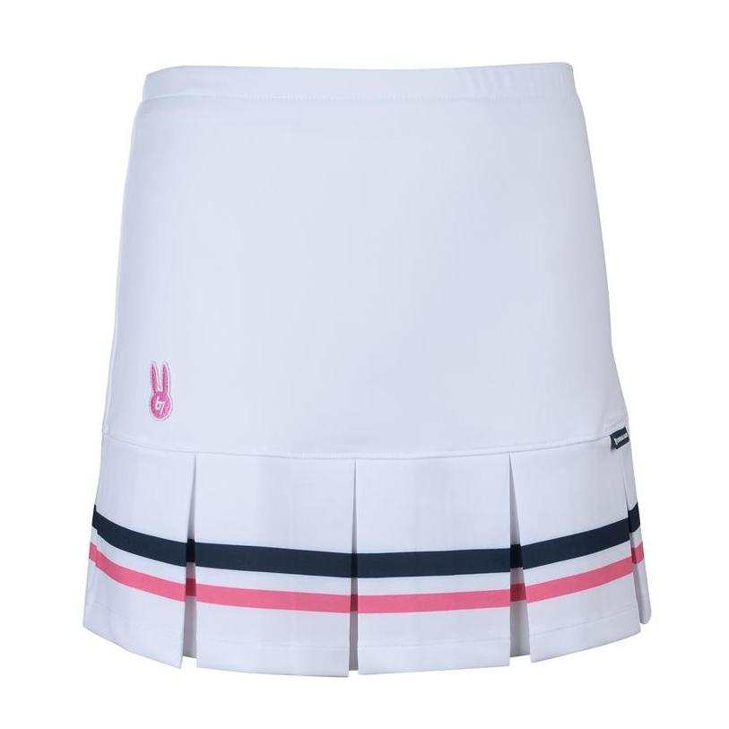 CORALIAN Casual Short Skirts Women's White