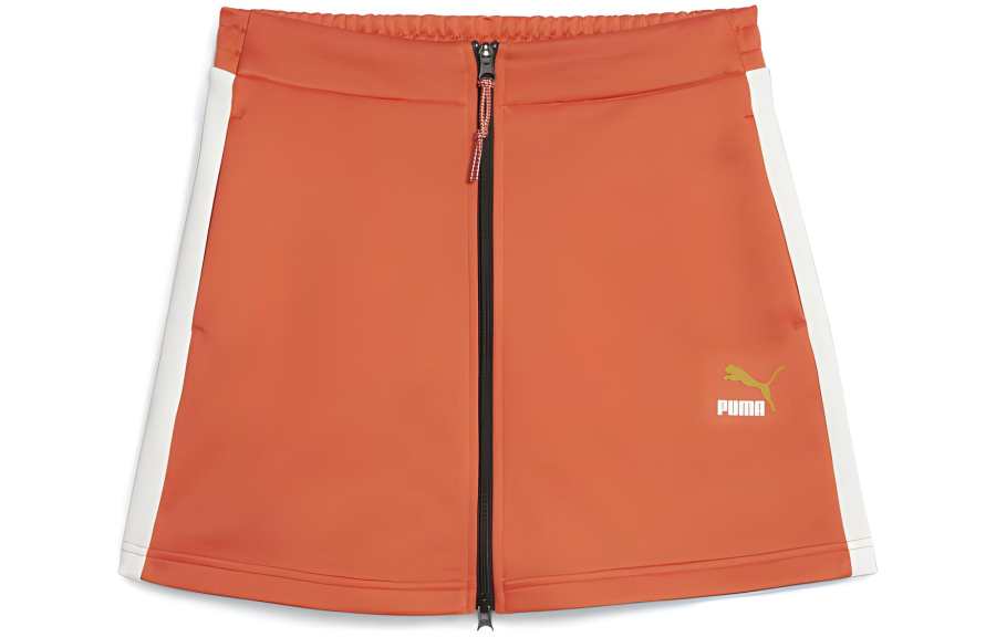 PUMA Casual Short Skirts Women's Orange Moderate