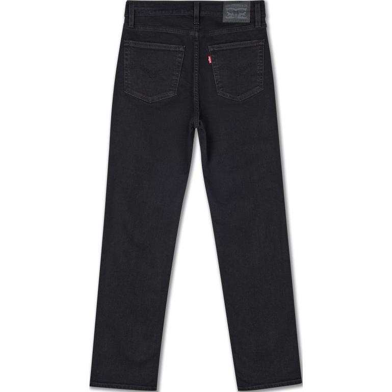 Levis Jeans Women's Black Moderate Straight Fit Pants