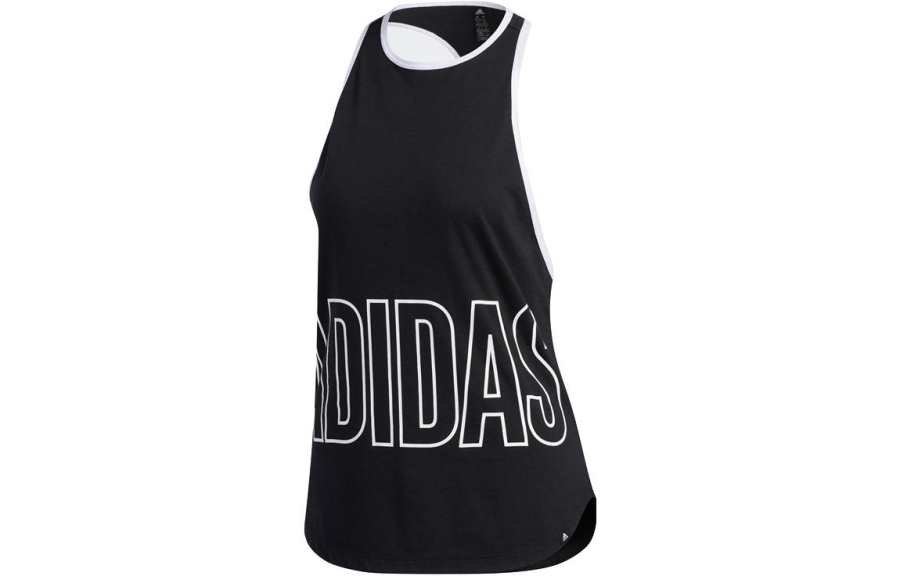 Adidas Adidas Sleeveless Sports Shirts Women's Black Other