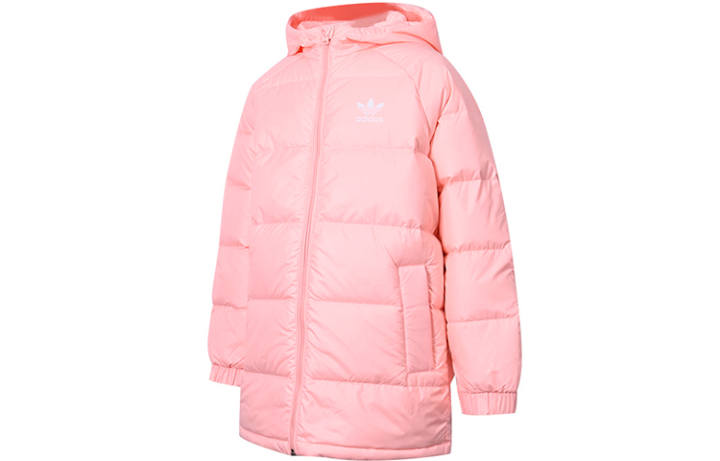 Adidas Adidas Down Jacket Hazy Coral Powder Teenagers