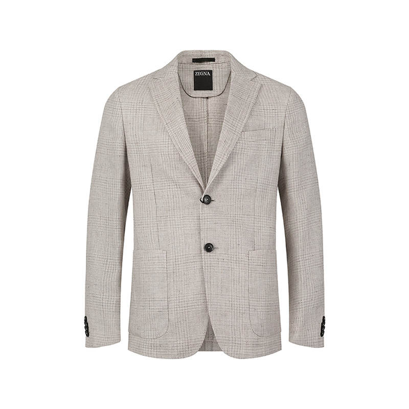 Ermenegildo Zegna check wool jacket