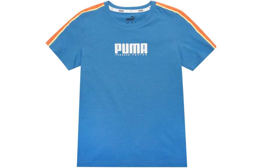 PUMA PUMA Kids T Shirts Crew Neck Moderate