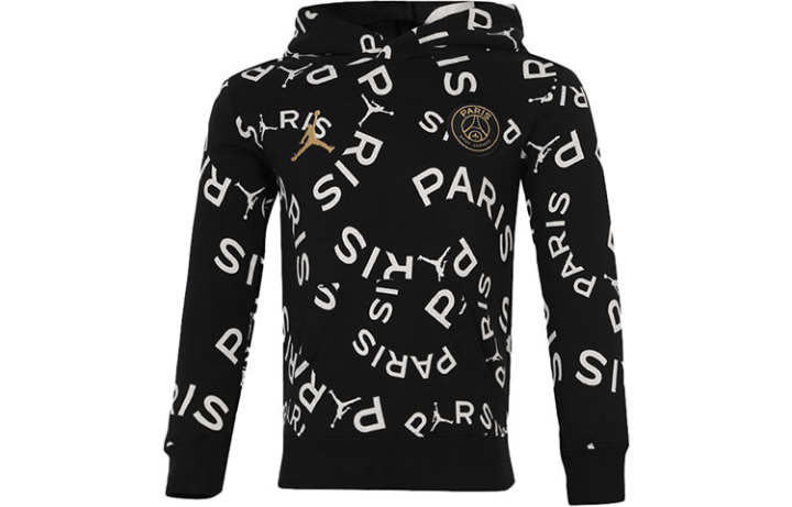 Jordan Jordan Sweatshirt Paris Saint Germain Black Kids'