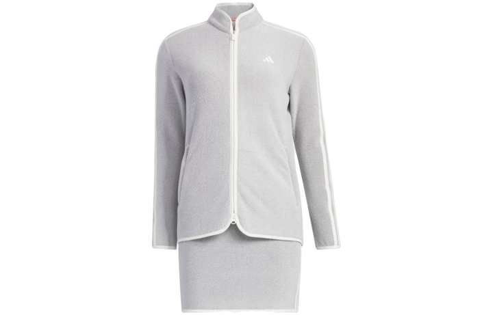 Adidas Adidas Two Piece Skirt Sets Women's Stand Collar Moderate Short