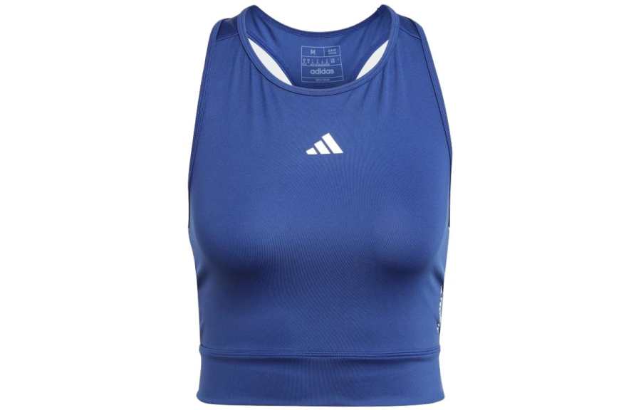 Adidas Adidas Sleeveless Sports Shirts Women's Blue Other