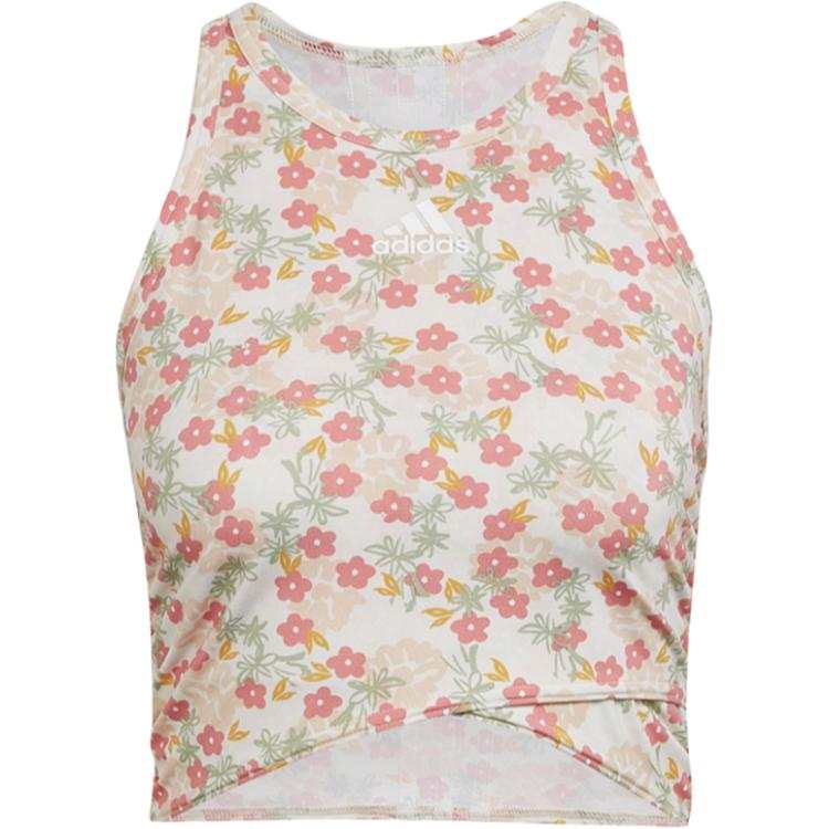 Adidas Adidas Sleeveless Sports Shirts Women's Pink Other