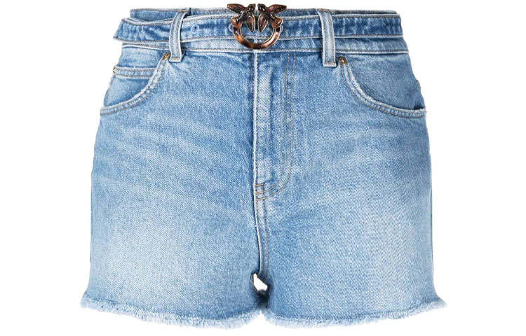 PINKO SS22 Denim Shorts Women's Blue