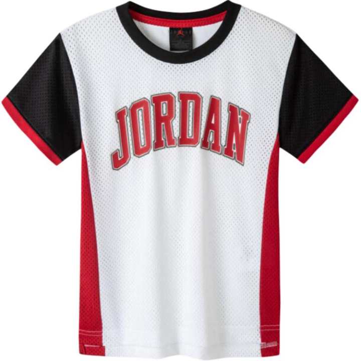 Jordan Jordan T Shirt Pure White Children Aged 3 7 Years Old
