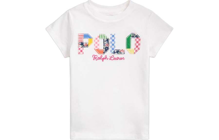 Polo Ralph Lauren T Shirt SS24 White Kids'