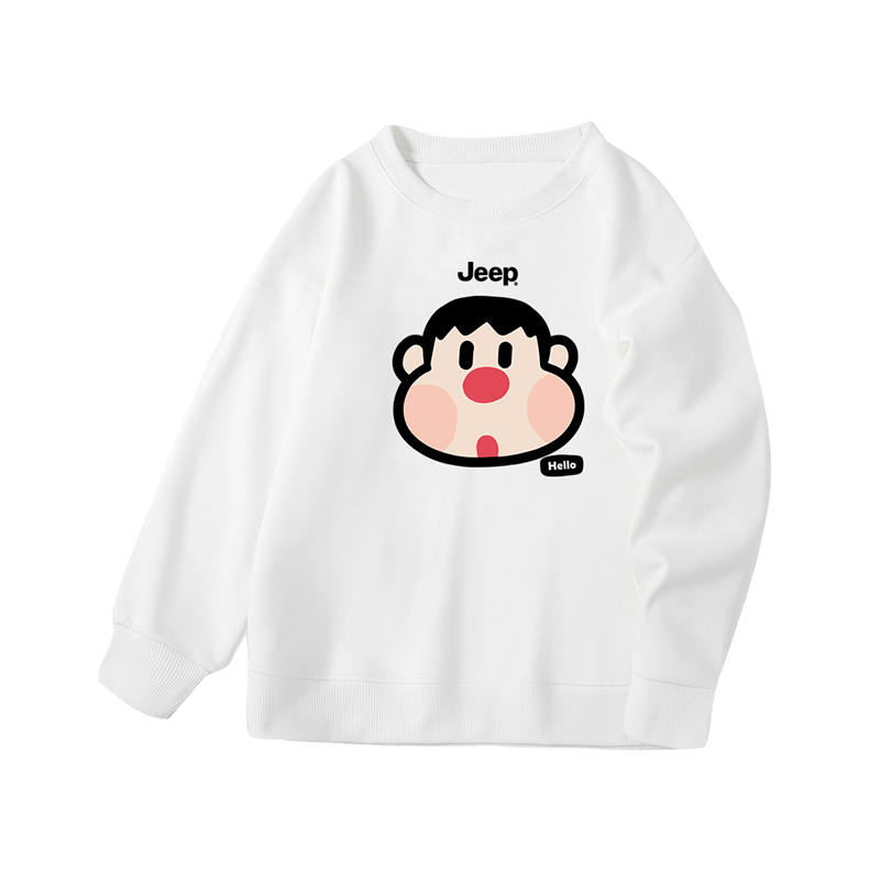 Jeep Grade School Sweatshirts Crew Neck Moderate