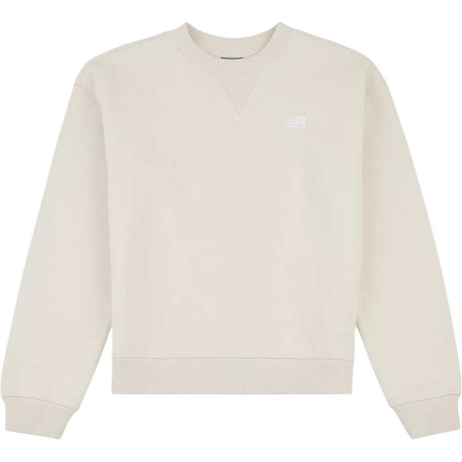 New Balance New Balance Brush BackSmall Logo Sweatshirt Linen Teenagers