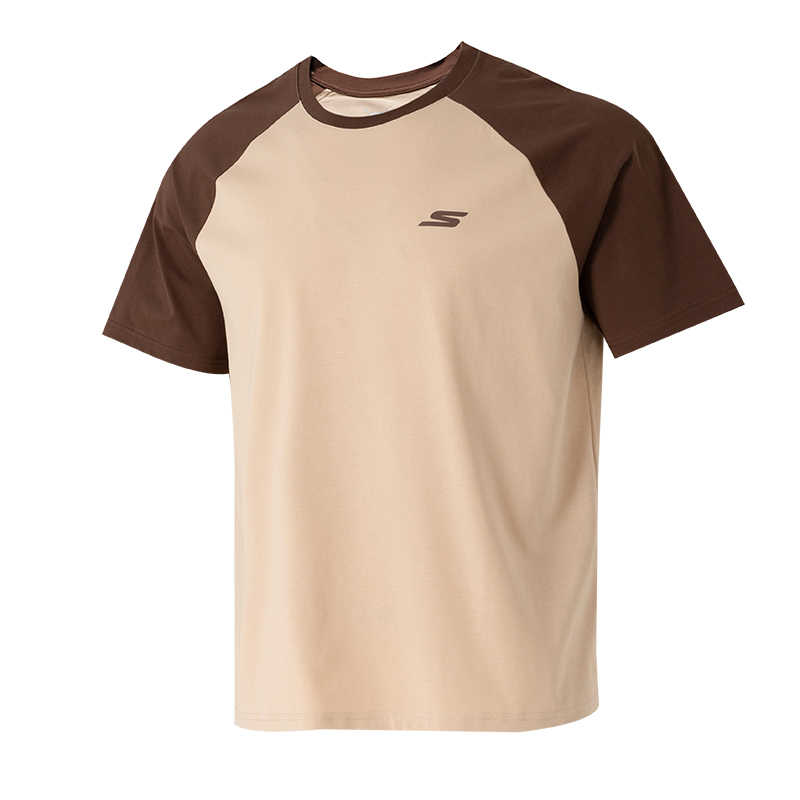 Skechers Sports Life Collection T Shirt Unisex Brown 066D