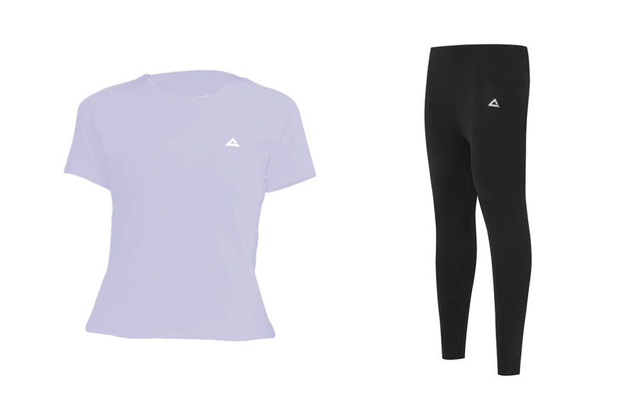 PEAK Fitness Sets Women's Crew Neck Thin