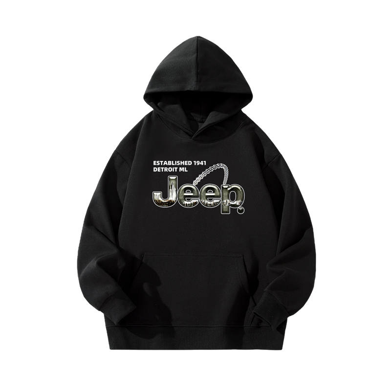 Jeep Grade School Sweatshirts Hooded Moderate