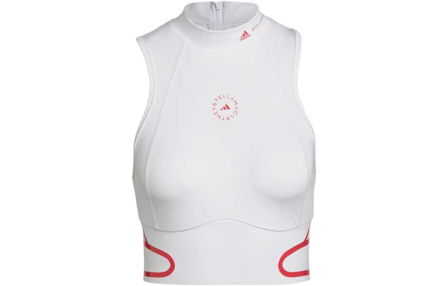 Adidas Adidas Sleeveless Sports Shirts Women's White Other