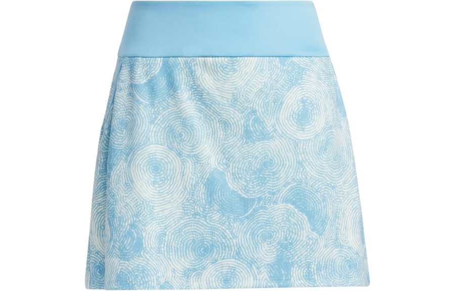 Adidas Adidas Ultimate365 Printed Skort Casual Short Skirts Women's Half Blue