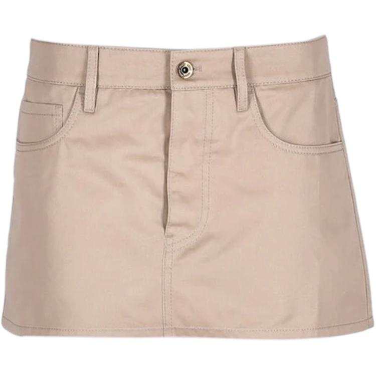 Miu Miu logo-appliqué mini skirt