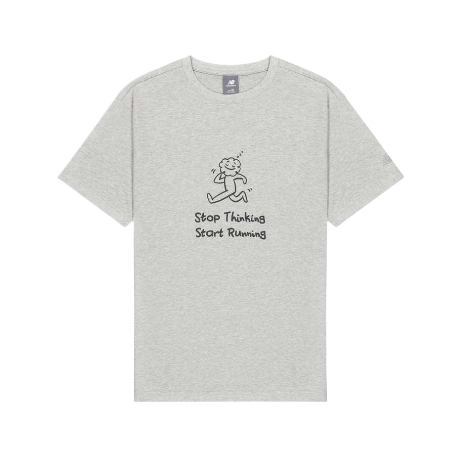 New Balance New Balance T Shirt Unisex Heather Gray