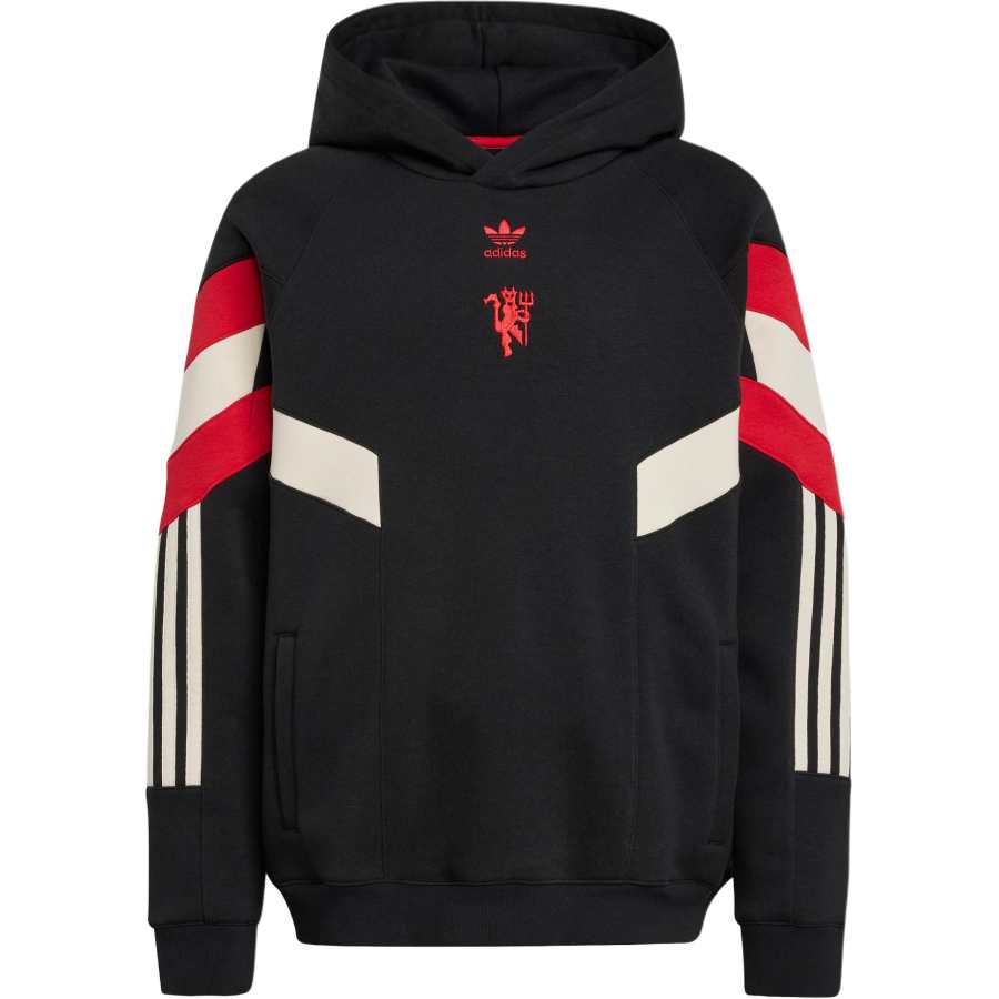 Adidas Originals Sweatshirt HOODIESManchester Black/Red Teenagers
