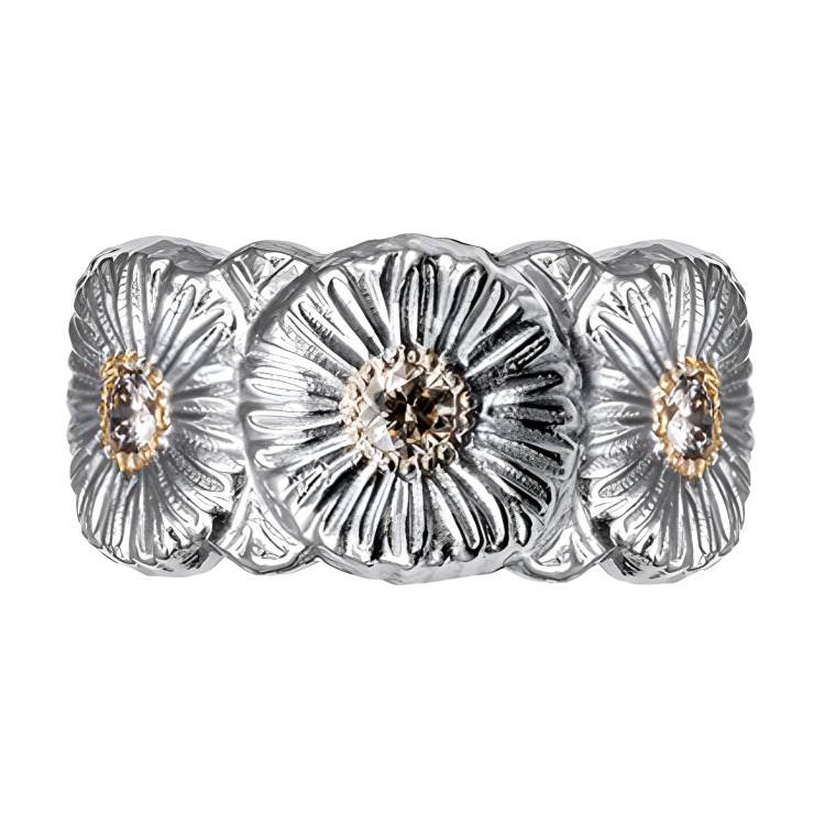 BUCCELLATI BLOSSOMS Daisy 925 Sterling Silver Rings Unisex Silver