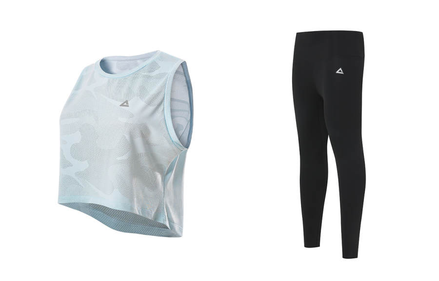 PEAK Fitness Sets Women's Crew Neck Thin