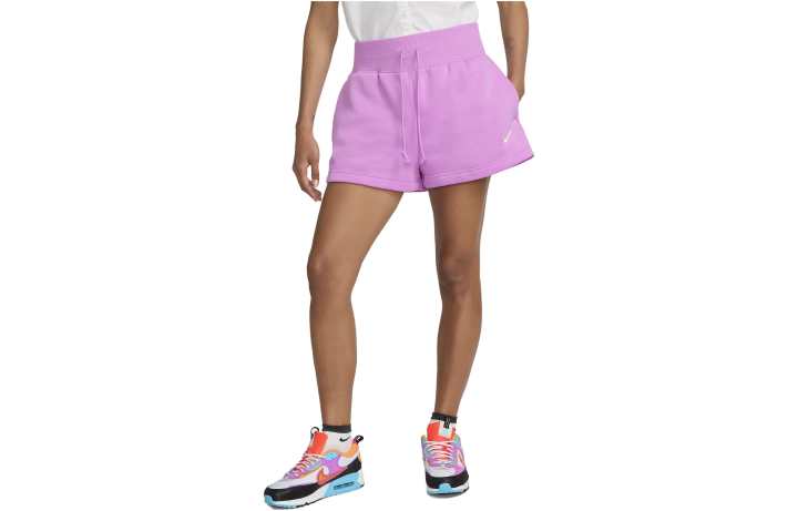 Nike Nike Sports Shorts Women's Dark Pink Moderate Knitted Shorts