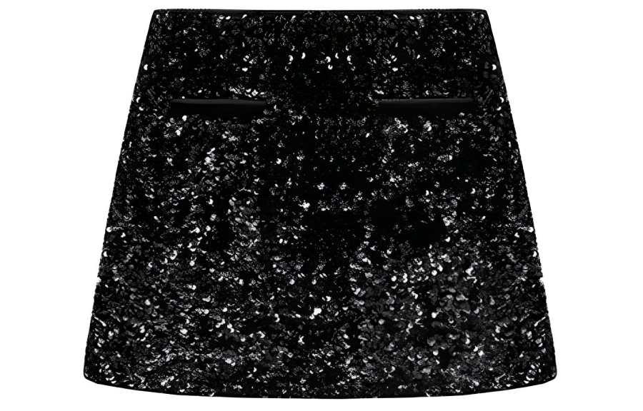 Self-portrait Self portrait Casual Short Skirts Women's Classic Black