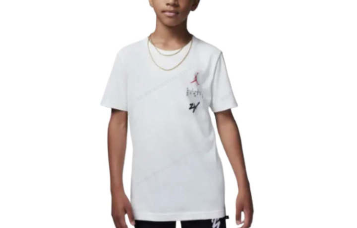 Jordan Jordan Kids T Shirts Crew Neck Moderate