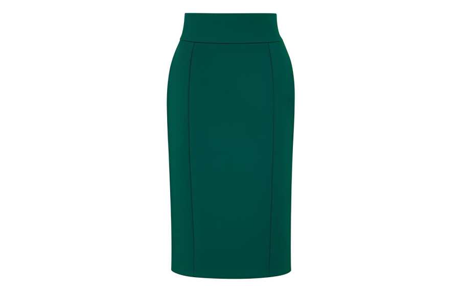 DESCENTE WOMENS STUDIO Knitted Fabric Casual Long Skirt Women's