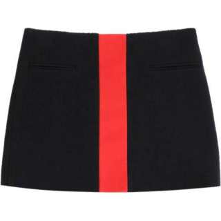 FERRAGAMO Casual Short Skirts Women's Black Red