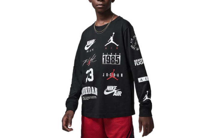 Jordan Jordan Kids T Shirts Crew Neck Moderate