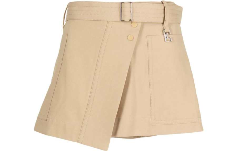 LOW CLASSIC LOW CLASSIC Asymmetric Belted Mini Skirt